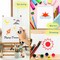 60-Piece Space Stencil Set – Stars, Moon & Cloud Templates for Kids’ Art, Painting, Wall Decor, Canvas, Fabric, Card Making, and Wood Burning Crafts – Reusable